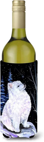 Vista 249 de Caroline's Treasures SS8447CC Starry Night English Bulldog - Enfriador para latas o botellas, lavable, funda plegable con aislamiento para bebidas