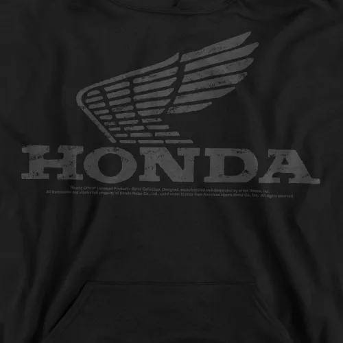 Vista 2 de Trevco Honda Vintage Wing - Sudadera con capucha unisex juvenil para niños y niñas