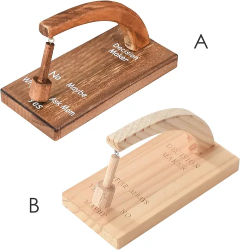 Vista 7 de Tomador de decisiones, selector magnético oscilante creativo de madera, oscila el péndulo y encuentra la respuesta a tu pregunta (- # -2)