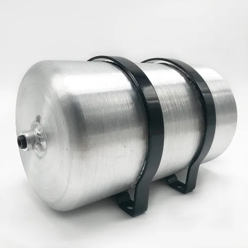 Vista 5 de JSD - Tanque de gasolina vertical de aluminio de 1 galón, 6 x 10 pulgadas, tanque de celda de combustible, salida NPT de 1/4 pulgadas para GO-Kart