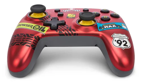 Vista 7 de PowerA Nano Wired Controller for Nintendo Switch - Mario Kart: Racer Red, Nintendo Switch - OLED Model, Gamepad, game controller, Compact, Smaller
