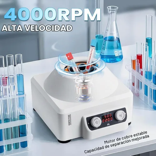 Vista 2 de Máquina de la centrífuga de Mxmoonant, centrífugas PRP de Benchtop del laboratorio 4000RPM