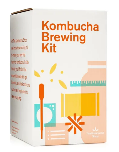 Vista 2 de The Kombucha Shop, Kit de inicio de Kombucha con envoltura térmica prémium