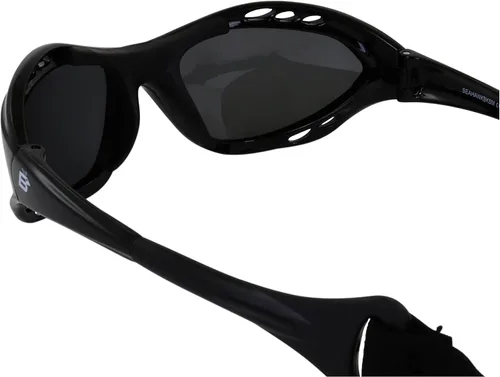 Vista 8 de Birdz Gafas de sol Seahawk polarizadas para moto acuática, gafas deportivas de kite-boarding, surf, kayak, 2 pares de montura negra y montura