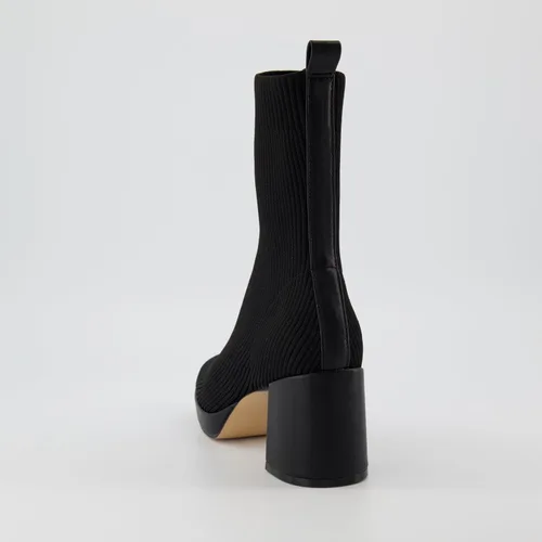 Vista 3 de CUSHIONAIRE Botas de tacón Bancroft Stretch para mujer + espuma viscoelástica, anchos disponibles