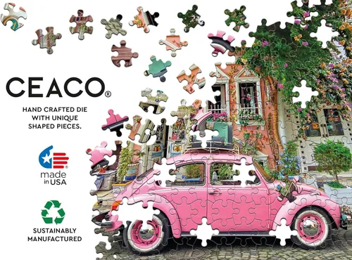 Vista 5 de Ceaco - Fotografía escénica - Boulevard in Bloom - Rompecabezas de 300 piezas