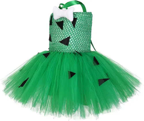Vista 4 de Tutu Dreams Pebbles - Tutú para niñas de 1 a 12 años disfraz para cumpleaños Navidad fiestas