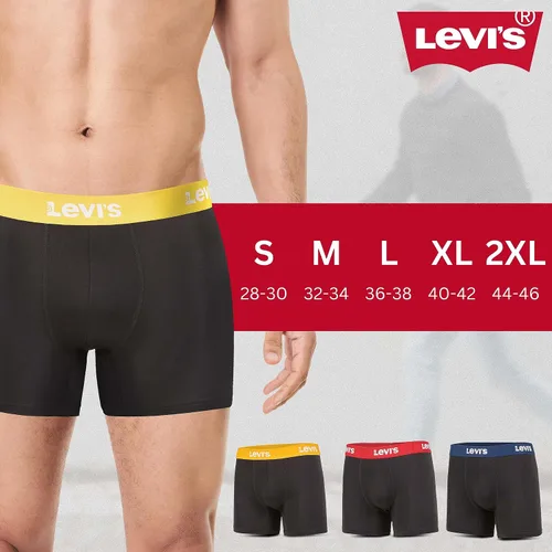 Vista 6 de Levi's Calzoncillos tipo bóxer de microfibra para hombre, ultra suaves, paquete de 4