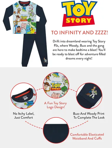 Vista 6 de Disney Pijama Toy Story para niños