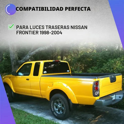 Vista 6 de WolfX Luces traseras aptas para Nissan Frontier 1998 1999 2000 2001 2002 2003 2004 Nissan Frontier conjunto de luz trasera lateral del conductor