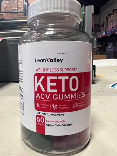 Vista 2 de rize labs Gomitas Lean Valley Keto ACV, gomitas de vinagre de sidra de manzana (60 gomitas)