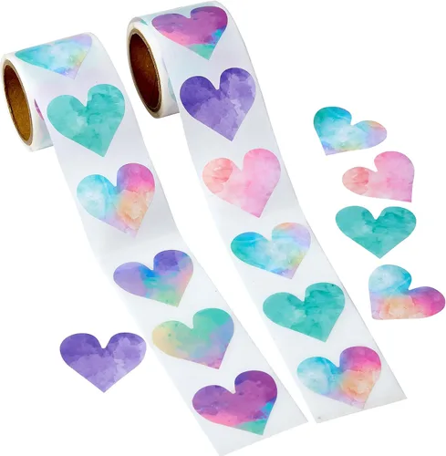 Vista 16 de Playbees Pegatinas de Emoticon - 2 Rollos - Favores de Fiesta para Niños, Premios de Juegos, Juguetes Novedosos, Decoración de Pared, Scrapbooking