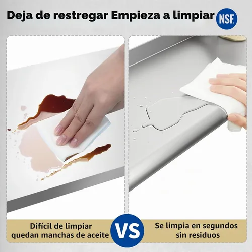 Vista 6 de Hally Estante de acero inoxidable montado en la pared, estante de pared de 10 x 24 pulgadas, NSF resistente, capacidad de 250 libras, estante