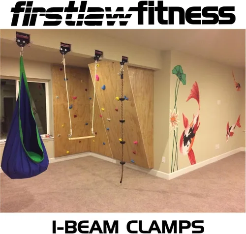 Vista 6 de Firstlaw Fitness 1000 LBS I-Beam Clamp - Multi-Sports Made in The USA