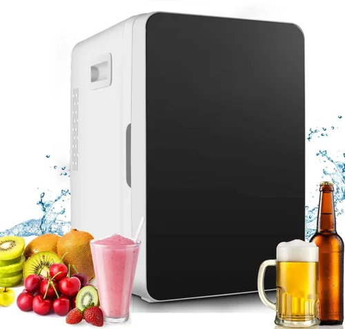 Vista 2 de Mini nevera, refrigerador compacto para Ooffice, mini refrigerador para dormitorio, congelador compacto de una sola puerta, gran capacidad de 20
