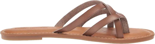 Vista 5 de Tienda Essentials Sandalias planas con tiras para mujer