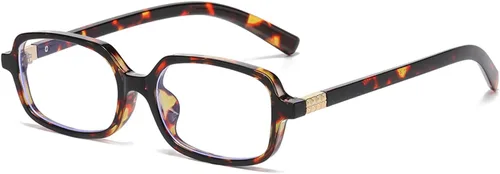 Vista 11 de LJCZKA Lentes rectangulares con bloqueo de luz azul para mujeres y hombres, lentes retro con marco cuadrado pequeño antifatiga ocular