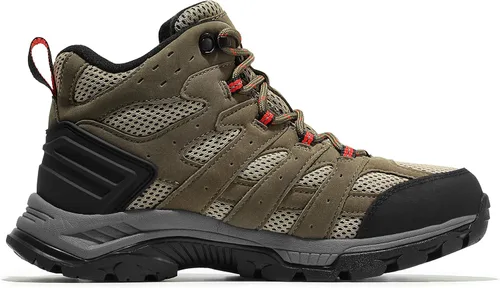 Vista 6 de NORTIV 8 Botas de senderismo impermeables para mujer, botas ligeras para senderismo al aire libre
