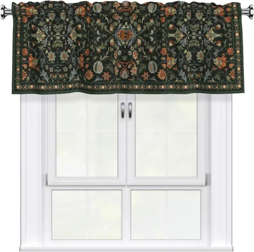 Vista 62 de Cenefa de estrella del oeste de Texas para ventana, rústica, granja, granero, cocina, cenefa de ventana rural vintage con bolsillo para barra
