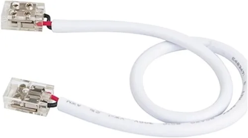 Vista 10 de WAC Lighting T24-BS-PM-CL, Basics & Gemini - Conector I de alimentación a cinta de 24 V CC (paquete de 10)