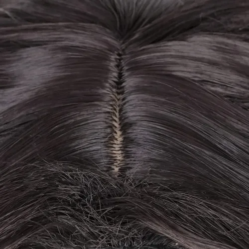 Vista 6 de FALAMKA Peluca corta y rizada estilo Bob, peluca marrón oscuro para mujeres y niñas, disfraz de cosplay