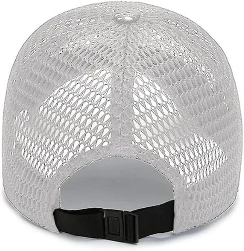 Vista 5 de FASHIXD Gorra de béisbol para hombre, de malla de verano, transpirable, para correr, deportes al aire libre, de secado rápido