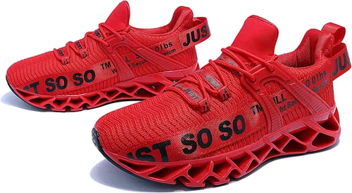 Vista 7 de Wonesion - Tenis para correr y caminar para mujer Cuchilla atlética Tenis antideslizantes Tenis de moda