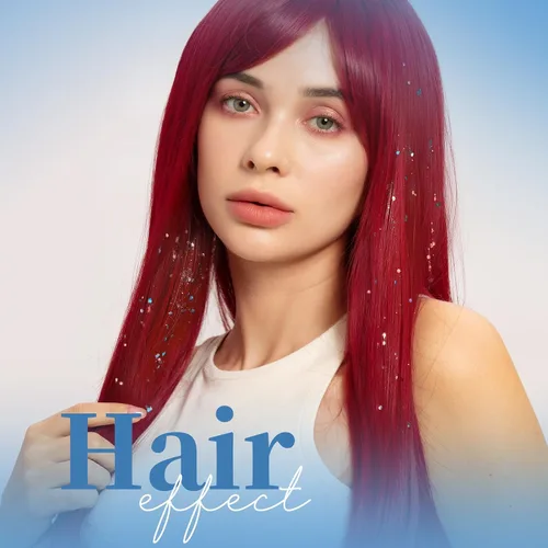 Vista 7 de Teenitor Purpurina para Cara y Cuerpo - Azul, Gel de Purpurina para Cabello, 6 Formas Purpurina de Maquillaje Festival para Cara, Cabello y Cuerpo