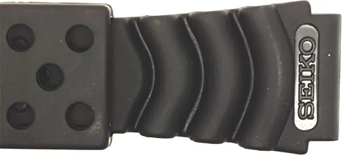 Vista 3 de Seiko 4HX0JB - Correa de buceo (0.787 in, goma negra)