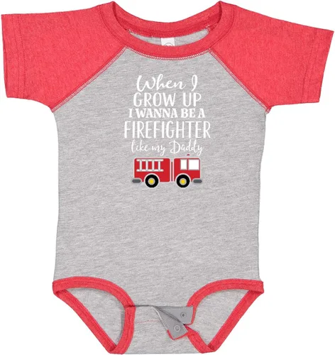 Vista 18 de inktastic Body de bebé Future Firefighter Like Daddy