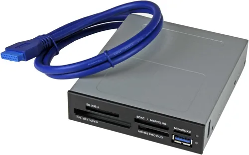 Vista 5 de StarTech.com Lector de Tarjetas Adaptador de Bahía de Unidad de 3.5 Pulgadas IDE a CF SSD Individual, TAA (35BAYCF2IDE) Adaptador SSD CF interno
