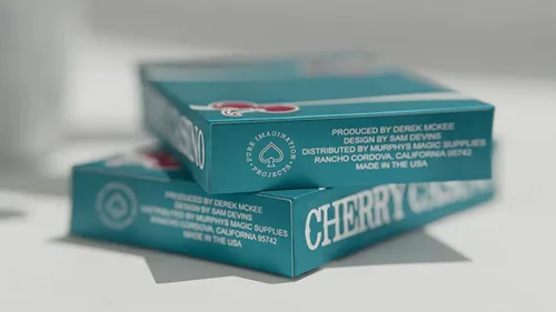 Vista 2 de MJM Cherry Casino (Tropicana Teal) naipes de Pure Imagination Projects