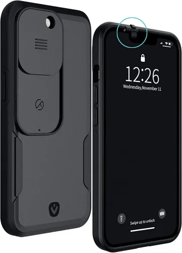 Vista 12 de Funda Spy-Fy para iPhone 11 con cubiertas para cámara delantera y trasera Protege tu privacidad A prueba de caídas desde 6 pies 15,49 cm