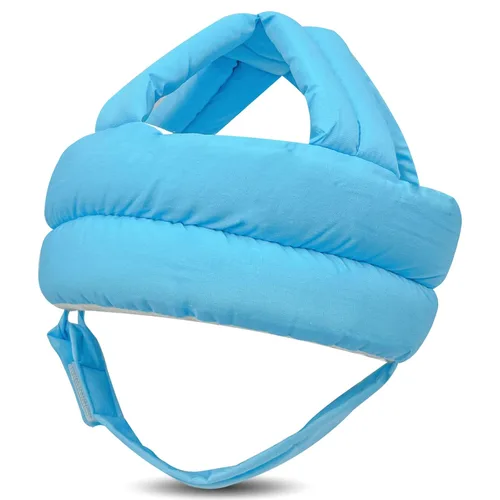 Vista 28 de Protector de cabeza de bebé, casco de bebé para gatear, caminar, sin golpes, cabeza de seguridad, gorra protectora ajustable para caminar, jugar
