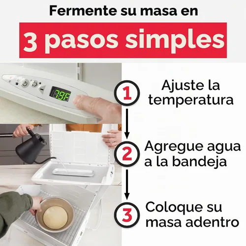 Vista 3 de Brod & Taylor Proofer plegable + masa madre para el hogar (paquete)