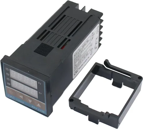 Vista 4 de 1 unidad REX-C100 controlador de temperatura digital de salida de relé de termostato + sensor de termopar tipo K 48 x 48