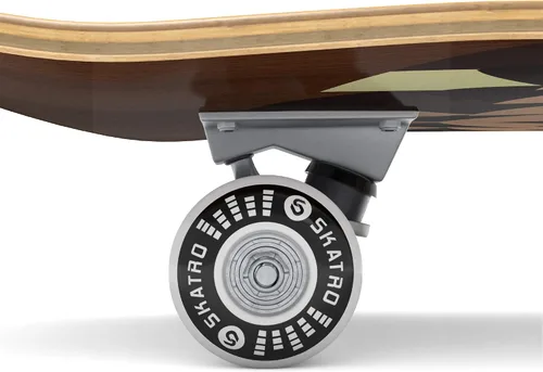 Vista 6 de Skatro - Patineta profesional de 31 pulgadas completa. Tabla de patinaje para edades: adultos, niños, principiantes y niñas