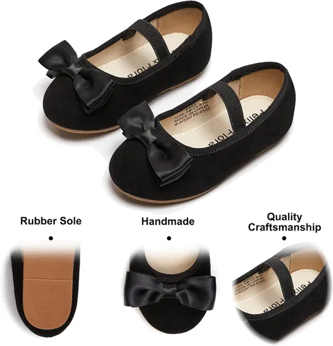 Vista 4 de Felix Flora Toddler Girl Mary Jane Dress Shoes-Flower Girl Party School Wedding