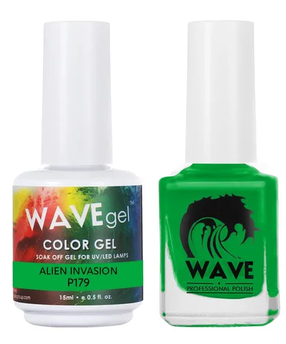 Vista 81 de WAVEGEL - Juego dúo de gel y esmalte de uñas a juego - Colección Simplicity - #P109 Blizzard I 0.5 onzas