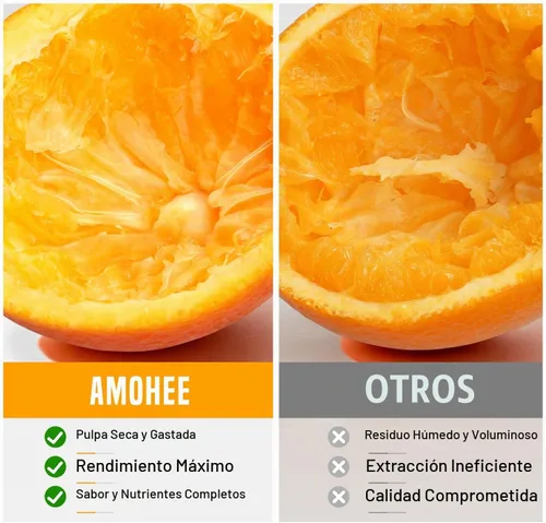 Vista 4 de Exprimidor manual, prensa de jugo de encimera de acero inoxidable para cítricos