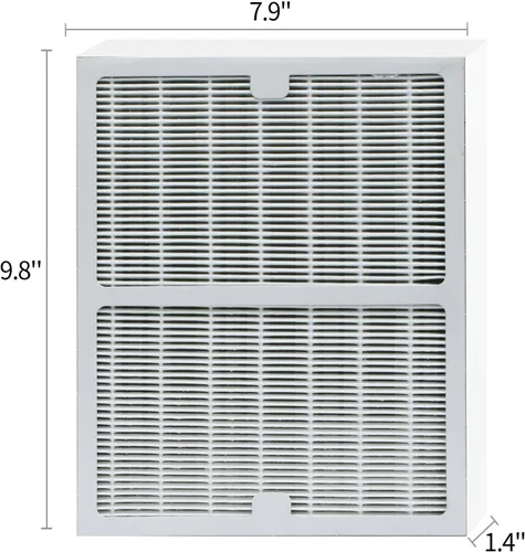 Vista 3 de Filtros purificadores de aire Idyllis de repuesto AC-2119, filtros Idylis A de repuesto compatibles con Filtrete FAP-C01-A, purificador de aire