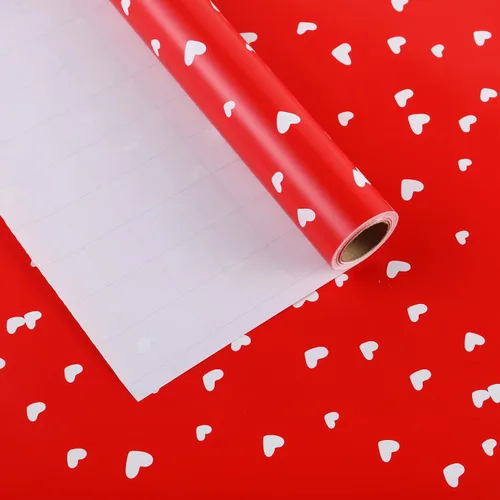 Vista 12 de Miss DuiDui Rollo de papel de regalo de puntos, 17 x 315 pulgadas, papel de regalo con diseño de puntos de aluminio coloridos para fiestas