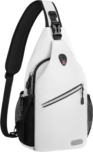 Vista 23 de Mosiso - Mochila bandolera multiusos, para viajes, senderismo, etc. Sling Backpack for Casual Travel Hiking