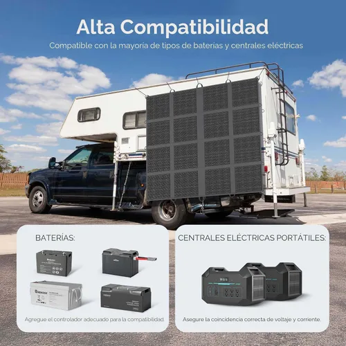 Vista 6 de RENOGY REGO 400W Portable Solar Panel, N-Type 25% High Efficiency
