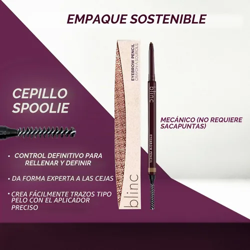 Vista 5 de blinc Lápiz de cejas de definición impecable
