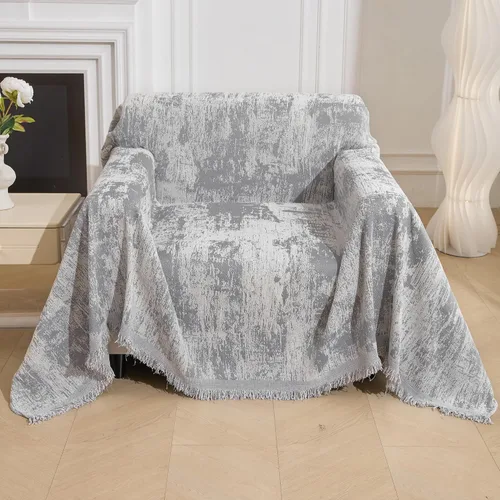 Vista 24 de MEETSKY Funda para Sofá Funda de Sofá Lavable Funda para Sofá de Dos Plazas Fundas Individuales de Chenilla para Sofá Sala de Estar Perros Protector
