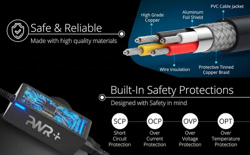 Vista 10 de Adaptador de corriente para cargador de auto para laptop USB-C: para Dell Latitude Precision XPS Lenovo Yoga Thinkpad MacBook Pro Air LG Gram Razer