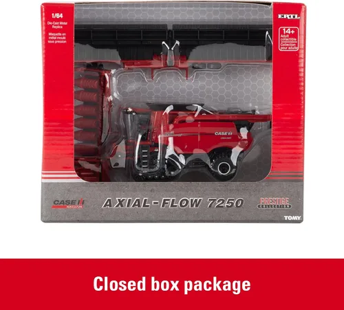 Vista 5 de 1/64 Case IH 7250 Cosechadora de orugas con cabezales de maíz y grano Colección Prestige 44327