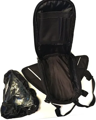 Vista 3 de Bolsa de tanque de motocicleta TB400 Negro