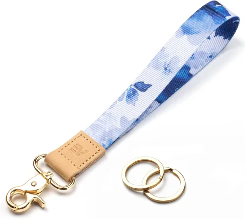 Vista 20 de EcoVision - Llaveros lindos con correa para llaves, llavero de muñeca para mujer, correa de insignia con 2 argollas para llaves